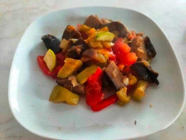 Рататуй на сковороде