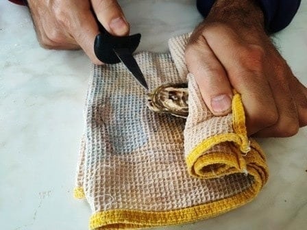 Как открыть устрицу?